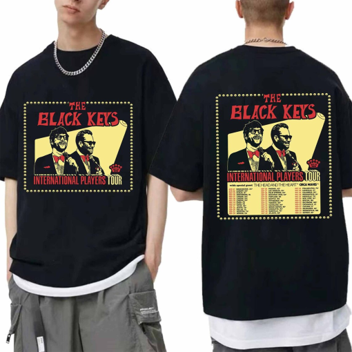 The Black Keys – International Players Tour 2024 Shirt, The Black Keys Band Fan Shirt, The Black Keys 2024 Shirt, International Players Tour