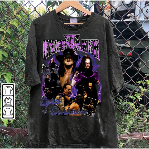 Vintage 90s Graphic Style The Undertaker Shirt, Sweatshirt, Hoodie, 90s Bootleg Shirt, Retro American Professional Wrestler Shirt