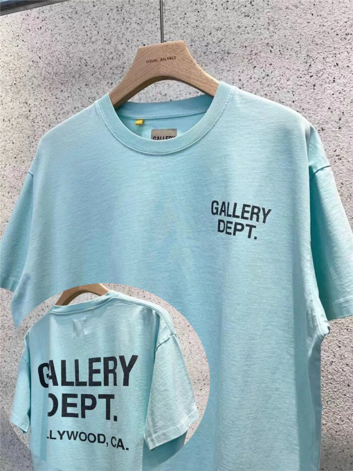 Gallery Dept T-shirt . Oversized tee for men. Streetwear style