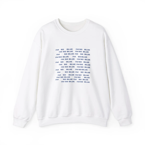 I’m so Blue- Billie Eilish Sweatshirt | Hit Me Hard and Soft | Unisex Heavy Blend™ Crewneck | Billie New Album | BE3 | But I’m so Blue