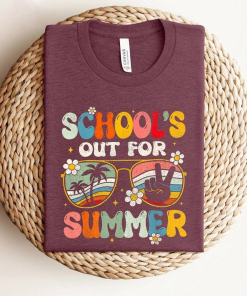 Schools Out For Summer Cute Shirt, Happy…