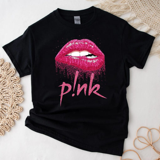 Pink Tour 2024, Pink Lips T Shirt, Pink Shirt Concert Summer Carnival Tour 2024 Shirt, Gift For Fan