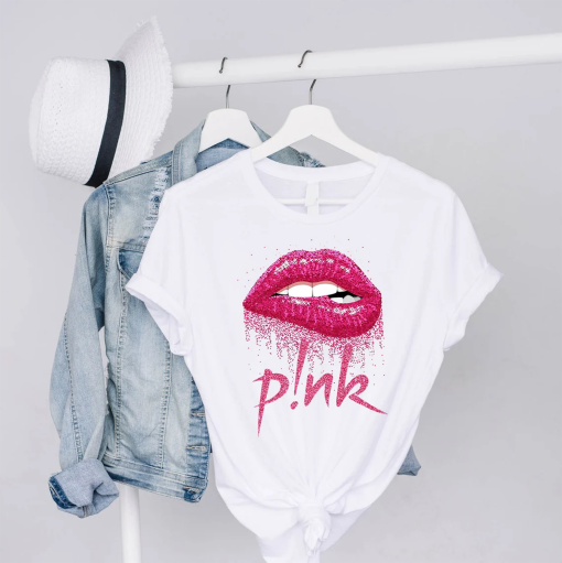 Pink Tour 2024, Pink Lips T Shirt, Pink Shirt Concert Summer Carnival Tour 2024 Shirt, Gift For Fan