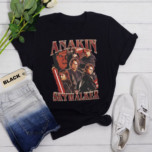 Anakin Skywalker Shirt, Anakin Skywalker Vintage 90′ Shirt, Anakin Skywalker Classic Vintage Bootleg Top, Anakin Skywalker Shirt, Anakin Tee