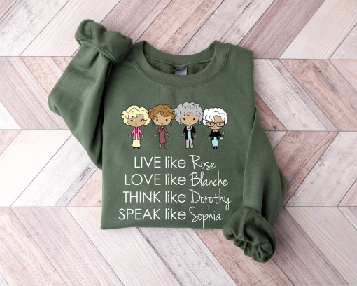 Golden Girls Shirt,Golden Girls Name Shirt,80’s TV Sitcom,Golden Girls Names Shirt, Golden Girl Gift Shirt, Golden Girls Fan shirt,