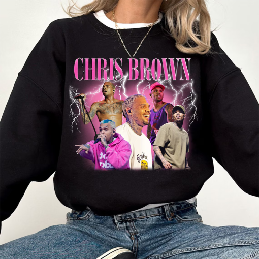 Vintage Chris Brown Gildan T-Shirt Chris Brown Bootleg Rap Tee Chris Brown Hip Hop Bootleg Rap Tee Shirt/ Sweatshirt/ Hoodie Gifts For Fan