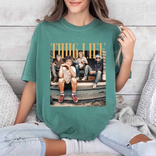 Golden Girls Thug Life Comfort Colors Shirt, The Golden Girls Fan Shirt, Golden Girls Lover Gift, 80s TV Sitcom