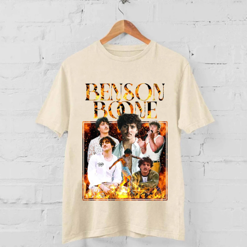 Vintage Benson Boone 90s Shirt, Benson Boone Bootleg Shirt, Retro Benson Boone Shirt For Fan, Benson Boone Unisex Y2k Clothing