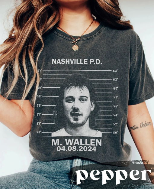 Wallen mugshot shirt, Wallen Leave Them Broadway Chairs Alone Shirt, Wallen merch, Broadway chairs alone shirt, M.Wallen Funny meme shirt