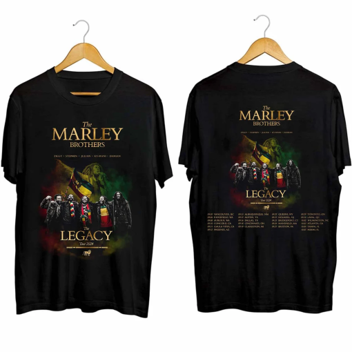 The Marley Brothers 2024 Tour Shirt, The Marley Brothers Legacy Tour 2024 Shirt, The Marley Brothers Fan Shirt, The Marley Brothers Band Tee