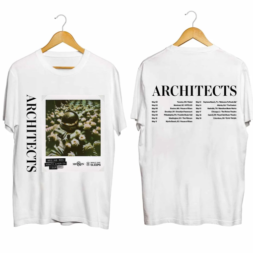 Architects 2024 Tour Shirt, Seeing Red North American 2024 Tour Shirt, Architects 2024 Concert Shirt, Architects Fan Shirt