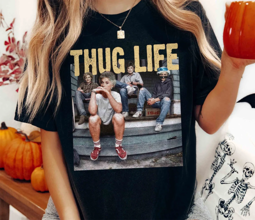 Retro Thug Life Golden Girls Shirt, The Golden Girls Fan Shirt, Mother’s Day Gift, 80s TV Sitcom, Golden Girls Comfort Shirt, Gift For Mom