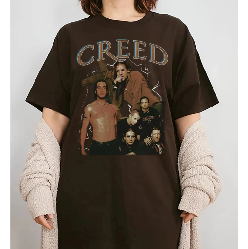 Vintage Creed 2024 Tour Unisex Black Shirt, The Creed Band Summer Of ’99 T-Shirt