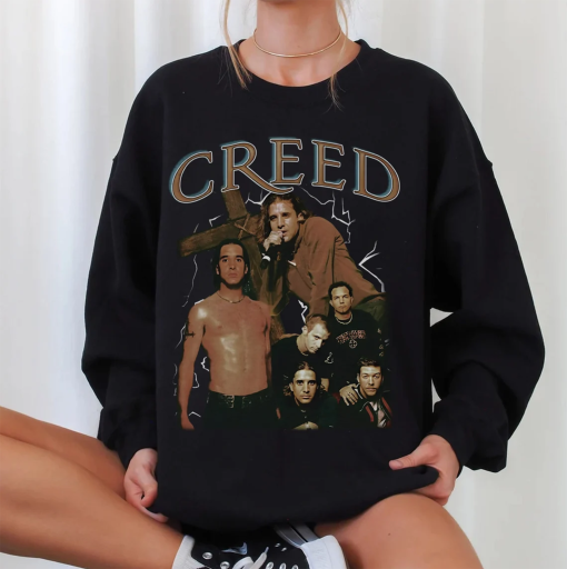 Vintage Creed 2024 Tour Unisex Black Shirt, The Creed Band Summer Of ’99 T-Shirt