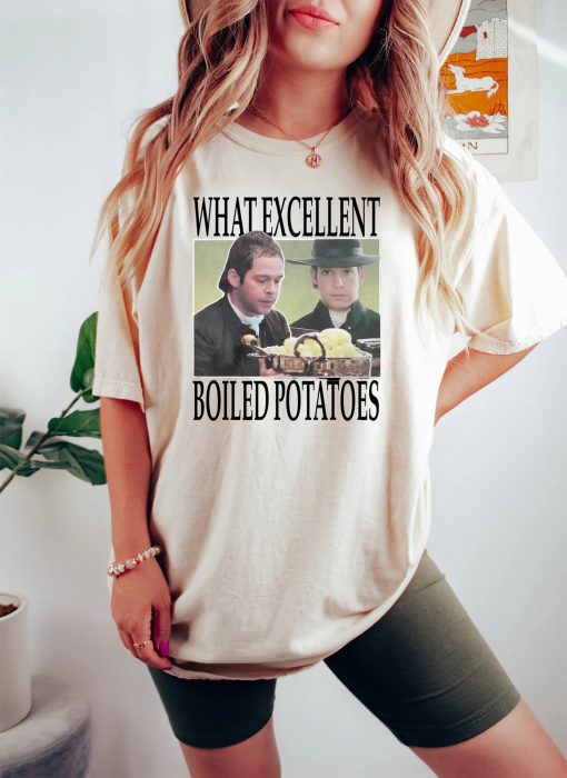 Boiled Potatoes Funny Meme Shirt, Pride and Prejudice Sweatshirt, Fitzwilliam Darcy Tee, Elizabeth Bennet Ring Dress, Bennet Doll