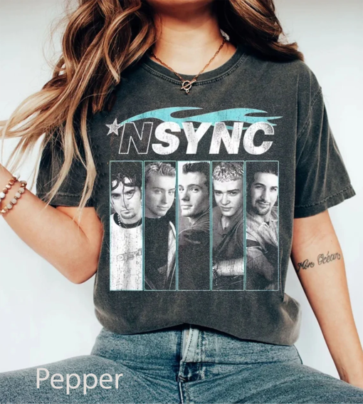 Vintage NSYNC Boy Band Shirt,Nsync Eras Shirt,90s Boy Band Shirt,In my Nsync Reunion Era,Concert Music 2024 Shirt,Comfort Colors shirt