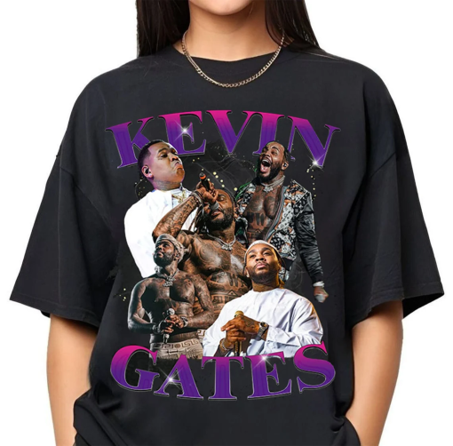 Kevin Gates Shirt, Vintage Kevin Gates Shirt, Retro Kevin Gates Shirt, 90s Kevin Gates Gift, Kevin Gates Bootleg Graphic , Kevin Gates Tee