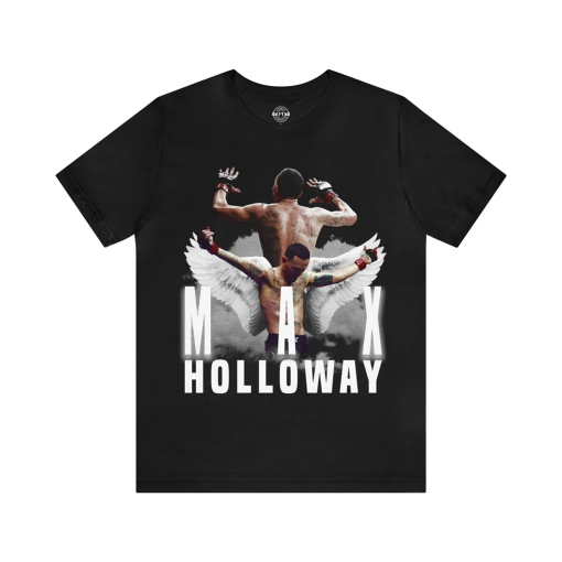 Max Holloway Blessed MMA Vintage 90s Retro Graphic Collage T-Shirt