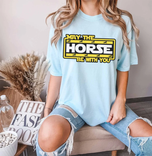 Funny Kentucky Derby May the Fourth Sweater, Derby Kentucky Horse Racing Shirt, 2024 May The Horse Be With You, Derby Celebrating 150 Years