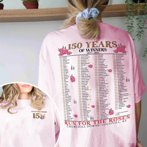 Kentucky Derby 150th Anniversary Shirt, Kentucky Derby Flowers Tee, Derby Horse Racing, Kentucky Derby Women Sweatshirt, Gift for Derby Fan