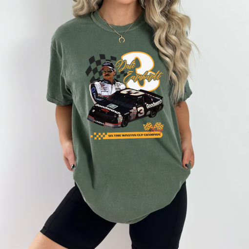 Vintage 90S Dale Earnhardt Racing Comfort Colors Shirt, Race Lover T-Shirt, It’s Race Day Tee, Retro Racing Gift, Race Car Lover T-Shirts