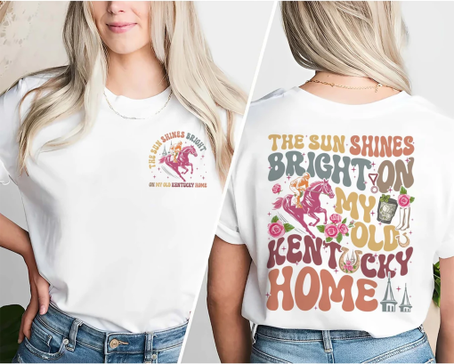 Sun Smiles on Kentucky Shirt, Derby Shirt, Derby Kentucky Horse Racing Shirt, My Old Kentucky Home Tshirt, Kentucky Derby Shirt, Derby Tee