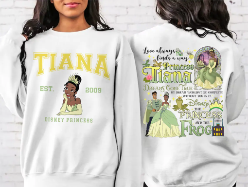 Comfort Color Retro Tiana Princess Shirt, Disney Princess Shirt, Princess and the Frog Shirt, Disney Tiana Shirt, Disney Girl Trip Shirt