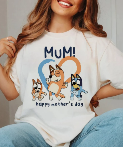 Bluey Mum Happy Mothers Day Unisex Tshirt,…