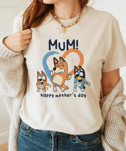 Bluey Mum Happy Mothers Day Unisex Tshirt,…