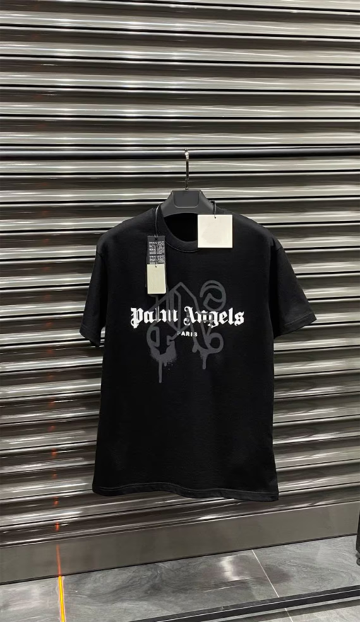 Palm Angels tee , Designer t-shirt , streetwear shirt Short sleeves , Cotton short for men