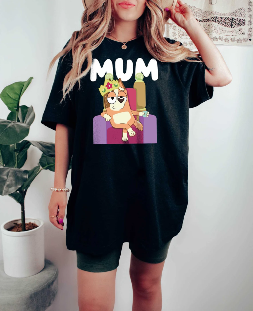 Bluey Mum Shirt, Family Shirt, Mum Bluey Birthday Party Shirt, Chili Shirt, Disney Shirt, Mom Shirt, Chili Shirt, Mother’s Day Shirt, Gift