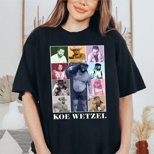 Koe Wetzel T-Shirt, Koe Wetzel Country Music Shirt, Koe Wetzel 2024 Shirt, Cowboy Country Shirt, Nashville Tee, Wetzel Merch