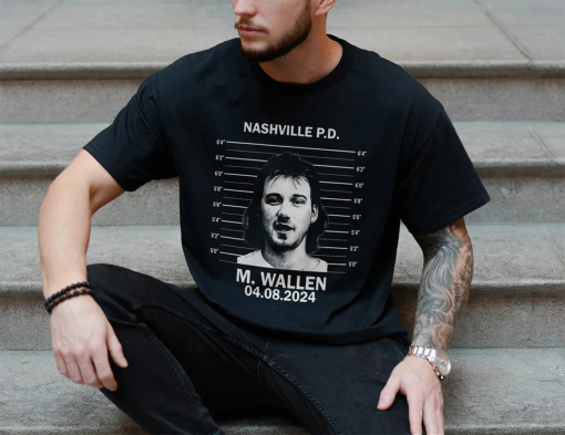 Wallen mugshot shirt, Wallen Leave Them Broadway Chairs Alone Shirt, Wallen merch, Broadway chairs alone shirt, M.Wallen Funny meme shirt