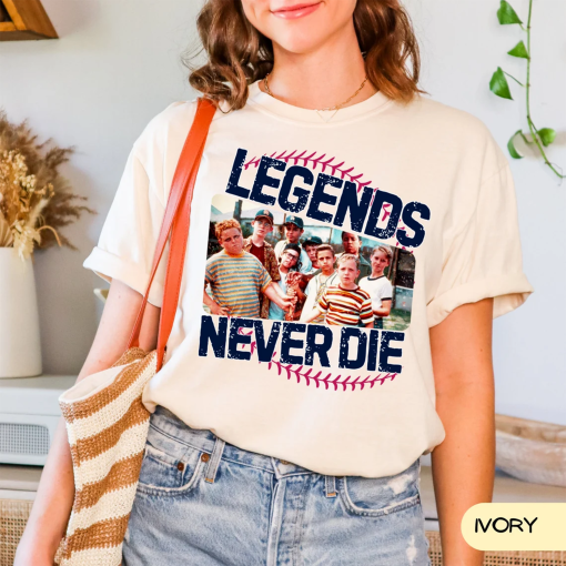 Comfort Colors 1990s Sandlot Legends Never Die Squad Crew Shirt, Oversized Unisex Adult T-shirt, Youth T- Shirt, Comfort Colors T-shirt.