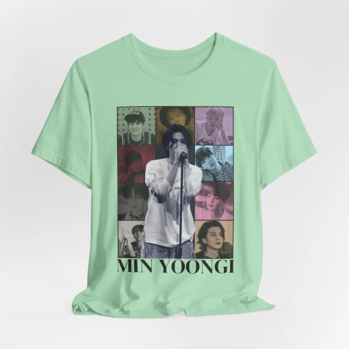 BTS Suga T-shirt, Min Yoongi Eras Tour, Bts Suga Short Sleeve Tee, Suga Shirt, Suga Vintage Shirt, kpop gift, Graphic Tee