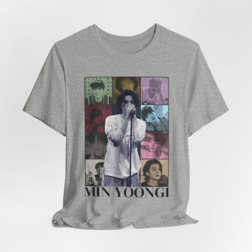 BTS Suga T-shirt, Min Yoongi Eras Tour, Bts Suga Short Sleeve Tee, Suga Shirt, Suga Vintage Shirt, kpop gift, Graphic Tee