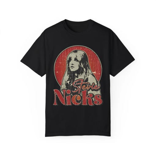 Stevie Nicks Comfort Colors Band TShirt, Old School Band T-shirt, Retro Music Shirt, Rock Band Tee, Oversized Trendy Shirts