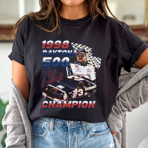 “Vintage 90S Dale Earnhardt Racing Comfort Colors Shirt, Race Lover T-Shirt, It’s Race Day Tee, Retro Racing Gift, Race Car Lover T-Shirts “