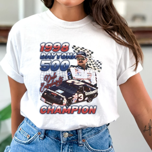 “Vintage 90S Dale Earnhardt Racing Comfort Colors Shirt, Race Lover T-Shirt, It’s Race Day Tee, Retro Racing Gift, Race Car Lover T-Shirts “