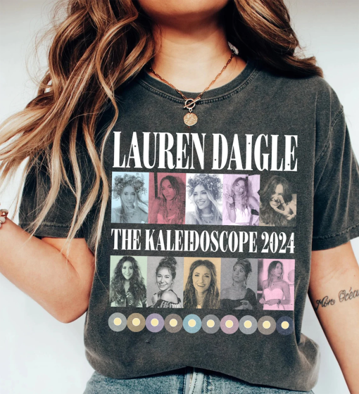 NEW 2024 Lauren Daigle The Kaleidoscope Tour 2024 T-shirt Sweatshirt, Lauren Daigle Concert, Lauren Daigle Album Music, Thank God I Do