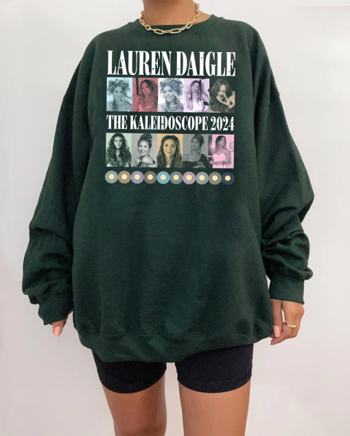 NEW 2024 Lauren Daigle The Kaleidoscope Tour 2024 T-shirt Sweatshirt, Lauren Daigle Concert, Lauren Daigle Album Music, Thank God I Do