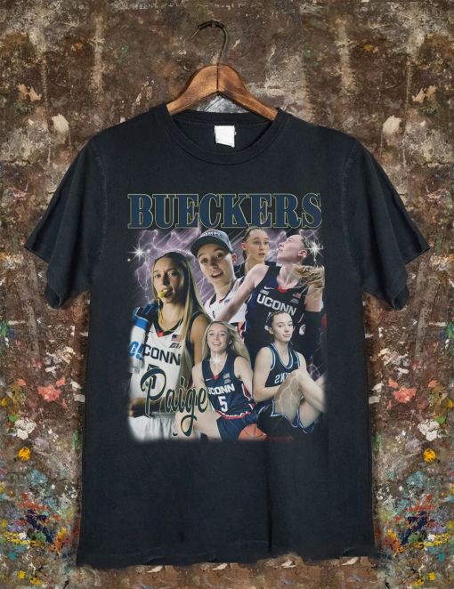 Paige Bueckers T-shirt Basketball Player MVP Slam Dunk Merchandise Bootleg Vintage Graphic Tee Unisex Sweatshirt Hoodie Gift For Fan