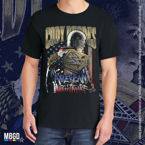 Cody Rhodes Shirt, The American Nightmare Cody Rhodes T-Shirt, Vintage Wrestling Shirt, 90’s Shirt