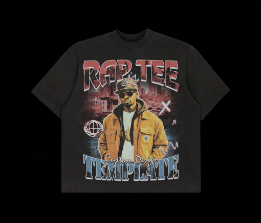 Rap Tee Template, Bootleg shirt, 90s shirt, Graphic, Street Wear shirt