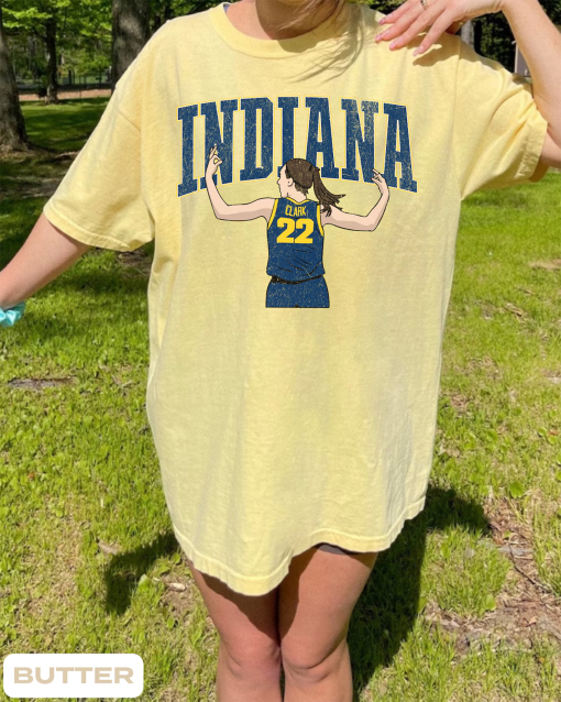 C.a.i.t.l.i.n C.l.a.r.k Indiana Basketball Vintage Style Comfort Colors T-shirt, Indiana Basketball Tee, Retro Indiana Shirt, Feve Basketball