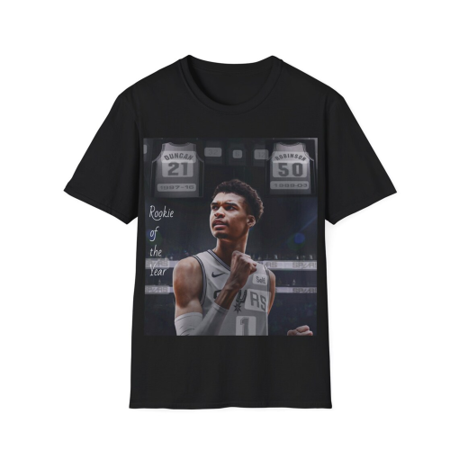 Victor Wembanyama Rookie of the Year “ROTY” Graphic T Shirt!