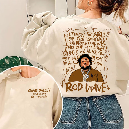 Rod Wave Nostalgia Album 2 side shirt, Rod Wave shirt, Nostalgia 90s Rap Music shirt, Rod Wave Great Gatsby Trending shirt, Gift for Fans