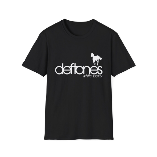 90’s metal White pony tee Graphic Deftones T-Shirt – Band Logo Tee, mothers day gift, alternative rock/ Metal gift, Unisex Soft style TShirt