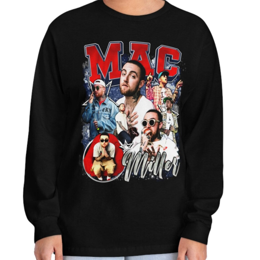 Mac Miller Rapper Graphic T-Shirt, Long Sleeve T-Shirt, Vintage 90s Shirt, Pittsburgh Shirt, Bootleg, Retro Shirt, Gifts for Him