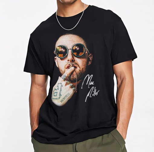 Mac Miller T-Shirt | Limited Hip Hop Graphic Tee | Mac Miller Merch, Swimming, Circles, GO:OD AM, Kids | Merch w/ Autograph / Signature